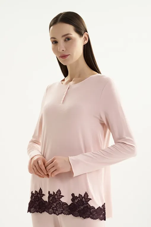 Пижамы Gianantonio A. Paladini W55SP03 SIBILLA 510 ROSA/P.AUBERGINE