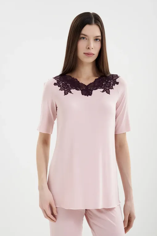 Пижамы Gianantonio A. Paladini W55SP05 STELLA_MC 510 ROSA/P.AUBERGINE