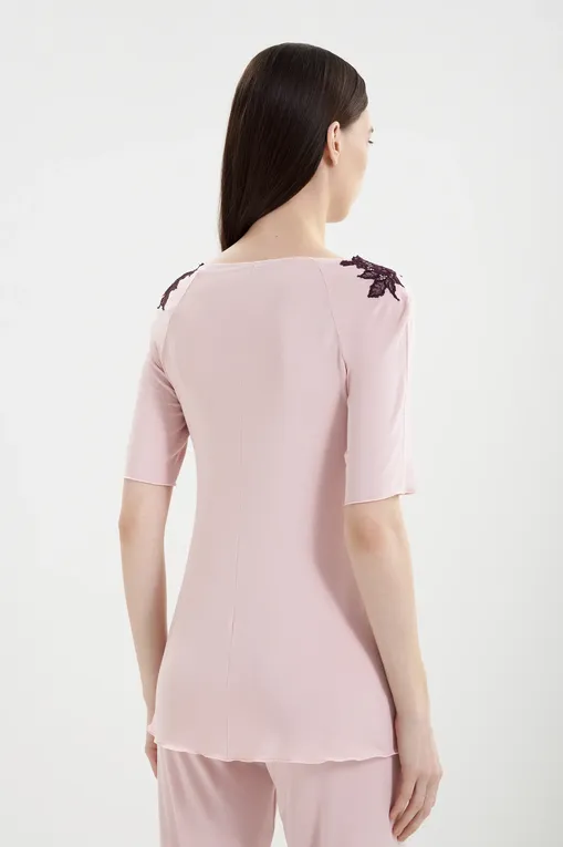 Пижамы Gianantonio A. Paladini W55SP05 STELLA_MC 510 ROSA/P.AUBERGINE