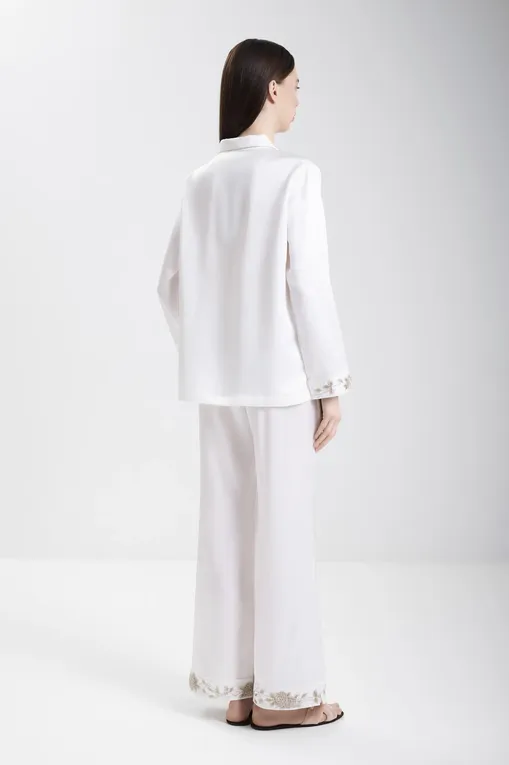 Пижамы Karma on the rocks BR/KR/TOKWF-SS WHITE/FLOWERS