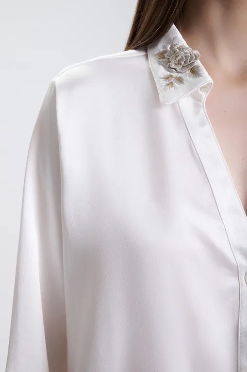 Пижамы Karma on the rocks BR/KR/TOKWF-SS WHITE/FLOWERS