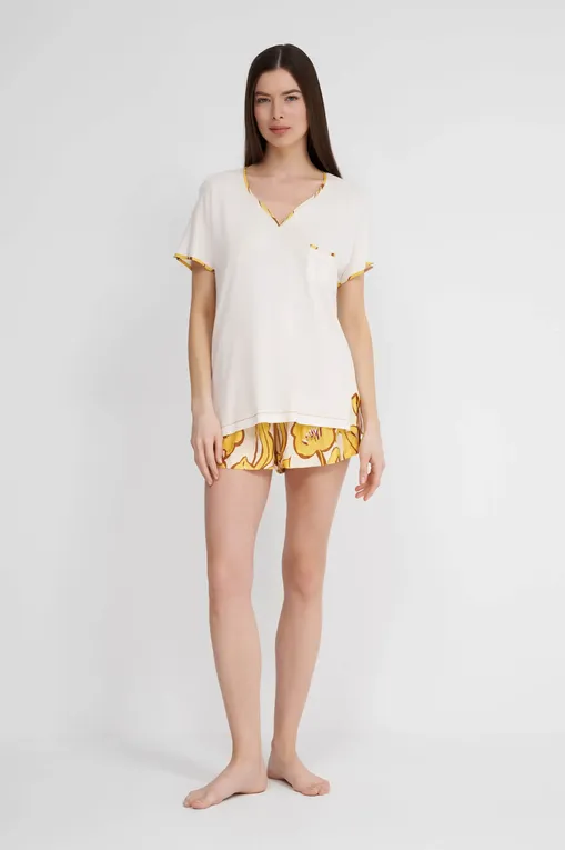 Пижамы Le Chat NEROLI700 ECRU/MULTICO