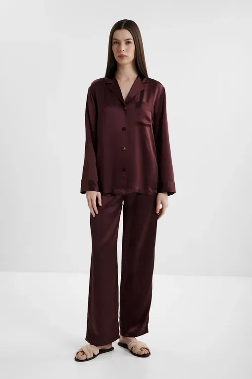 Пижамы Luna di Seta VLST08007 9411 BURGUNDY