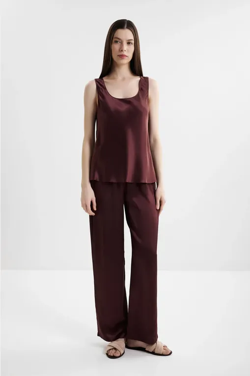 Пижамы Luna di Seta VLST08011 9411 BURGUNDY