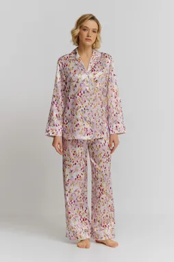 Luna di Seta VLST61109 S723 PINK NATURE PRINT