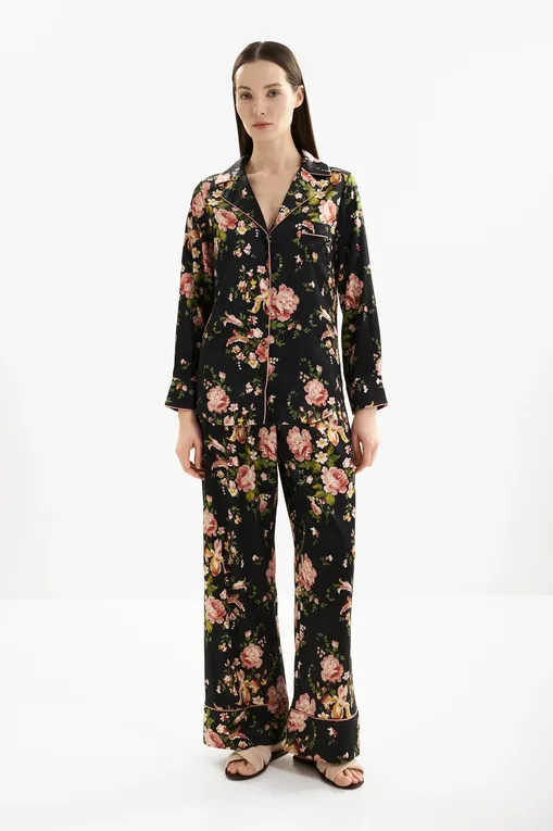 Пижамы Marjolaine 4BER5501 0181 Imprime Fleur/Buvard