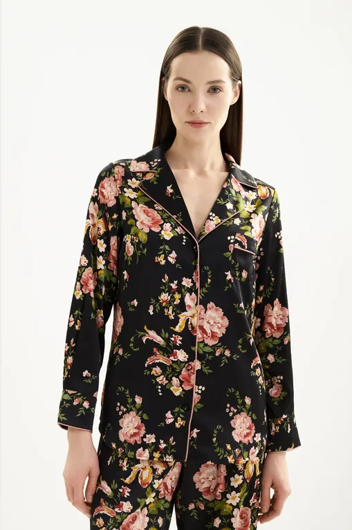 Пижамы Marjolaine 4BER5501 0181 Imprime Fleur/Buvard