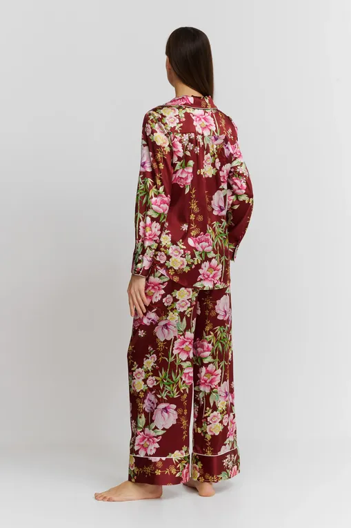 Пижамы Marjolaine 4VEL5501 0156 Imprime Bourgogne