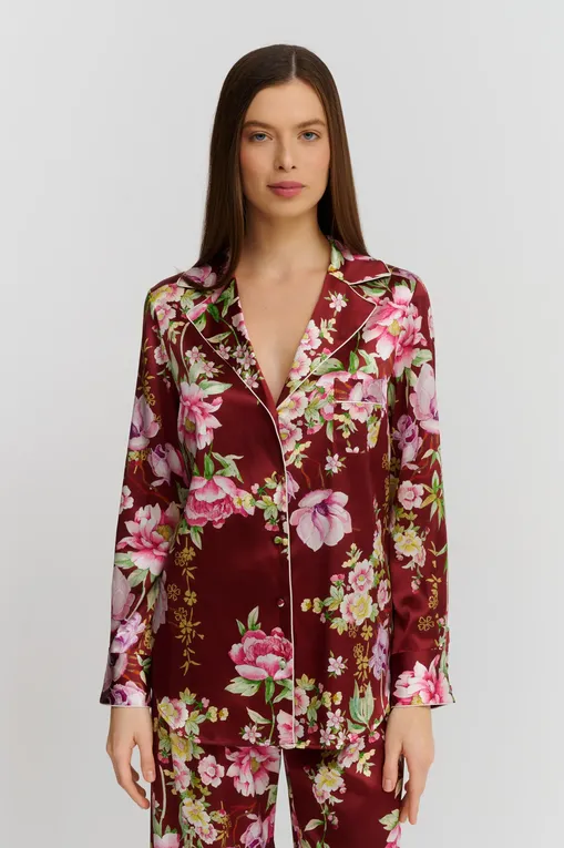 Пижамы Marjolaine 4VEL5501 0156 Imprime Bourgogne