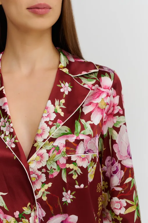 Пижамы Marjolaine 4VEL5501 0156 Imprime Bourgogne