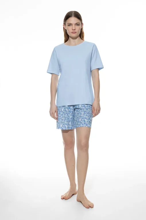 Пижамы Mey 1240003 1116 blue silk