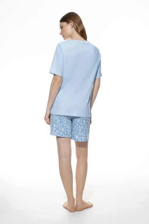 Пижамы Mey 1240003 1116 blue silk