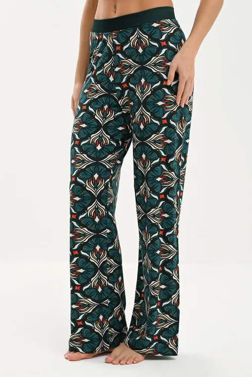 Пижамы Mey 14357 881 green leaves