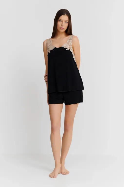 Пижамы Gianantonio A. Paladini S41LP01 LIME 957 NERO/P.NOISETTE