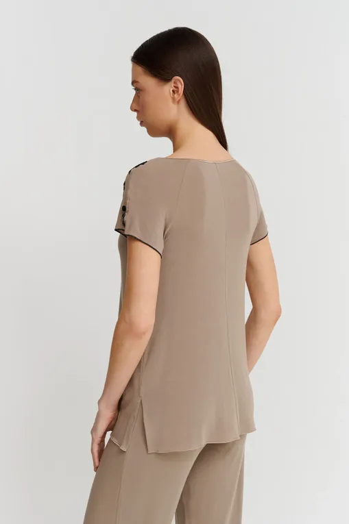 Пижамы Gianantonio A. Paladini S41LP03 LENTICCHIA 414 NOISETTE/P.NERO