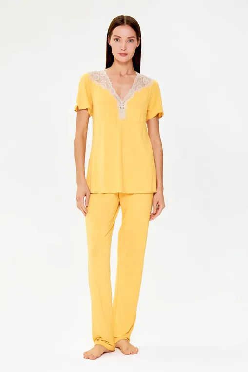 Пижамы Gianantonio A. Paladini S45PP02 PHEBE 216 GIALLO OCRA
