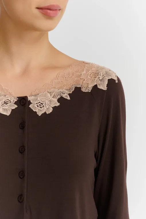 Пижамы Gianantonio A. Paladini W41AP02 AVIGNONE 424 CHOCOLATE