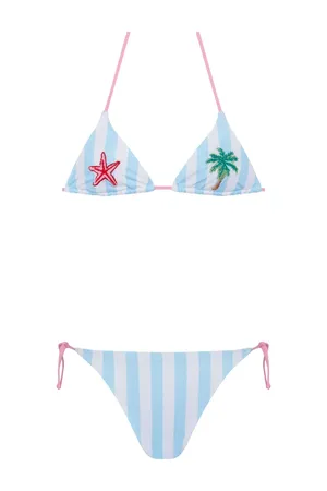 Mc2 Saint Barth HOLLY IBIZA STRIPES POP V 31 EMB