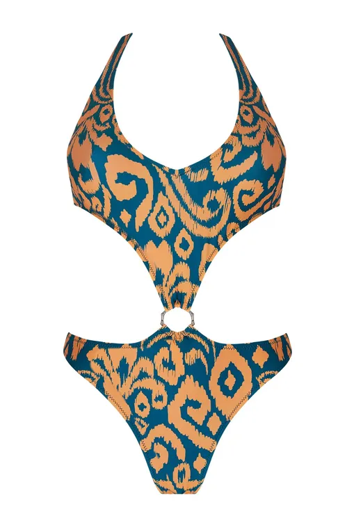 Купальники Antigel EBB9738 IKAT VERT ORANGE