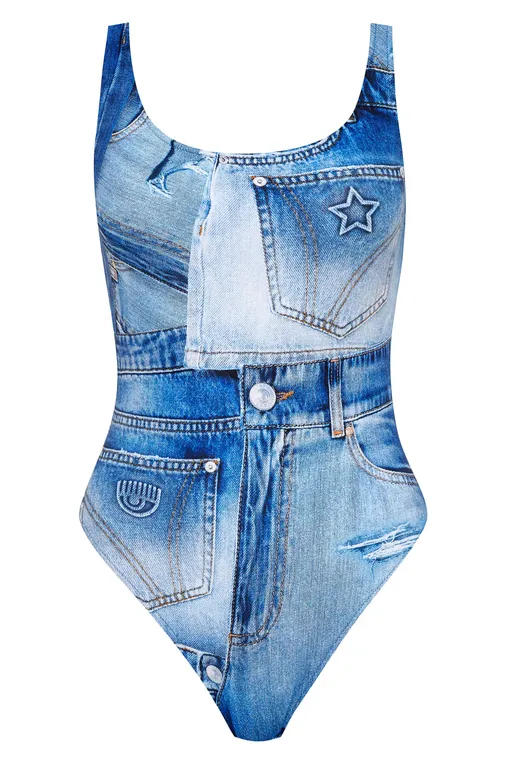 Купальники Chiara Ferragni A49114902 1280 Fantasy print Blue