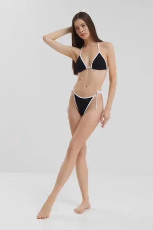 Hunza G GINA BIKINI CONTRAST BLACK/WHITE