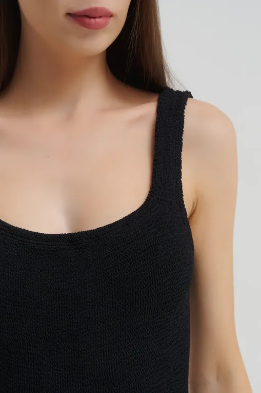 Купальники Hunza G SQUARE NECK SWIM BLACK