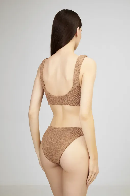 Купальники Hunza G XANDRA BIKINI METALLIC COCOA