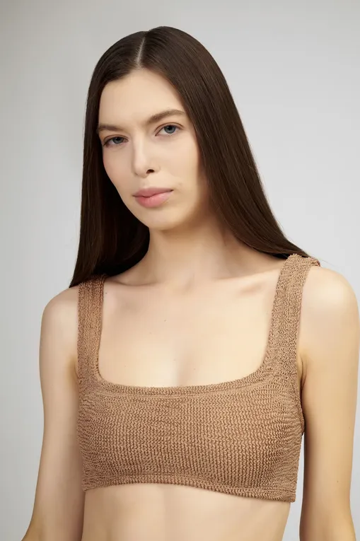 Купальники Hunza G XANDRA BIKINI METALLIC COCOA