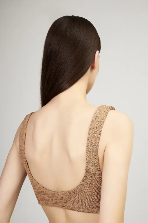 Купальники Hunza G XANDRA BIKINI METALLIC COCOA