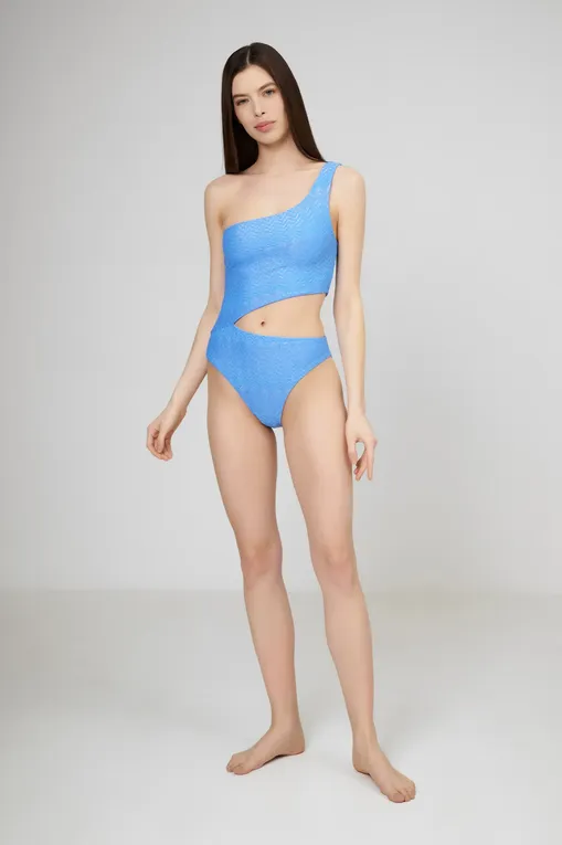 Купальники Melissa Odabash Nassau SS Zigzag Ocean