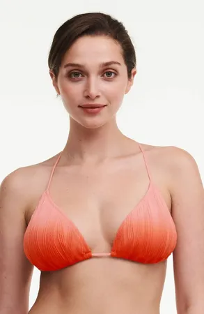 Chantelle C12VQF 0XS Orange Tie & dye
