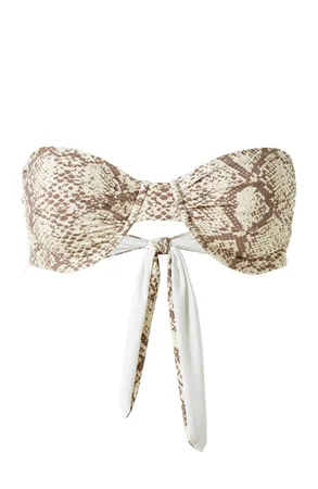 Melissa Odabash Barbados Top CR Snake