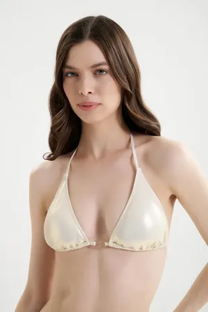 Melissa Odabash Costa Top CR Gold