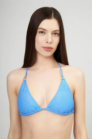 Melissa Odabash Maine Top SS Zigzag Ocean