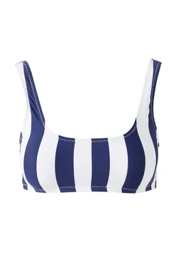 Melissa Odabash Ponza Top HS 24 Navy Stripe