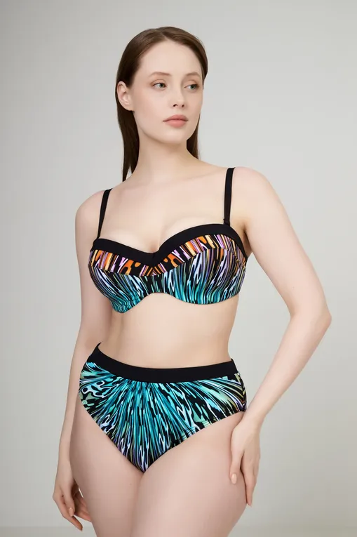 Купальники Naturana 77119 041 Black Multicolor