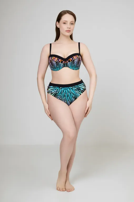 Купальники Naturana 77119 041 Black Multicolor