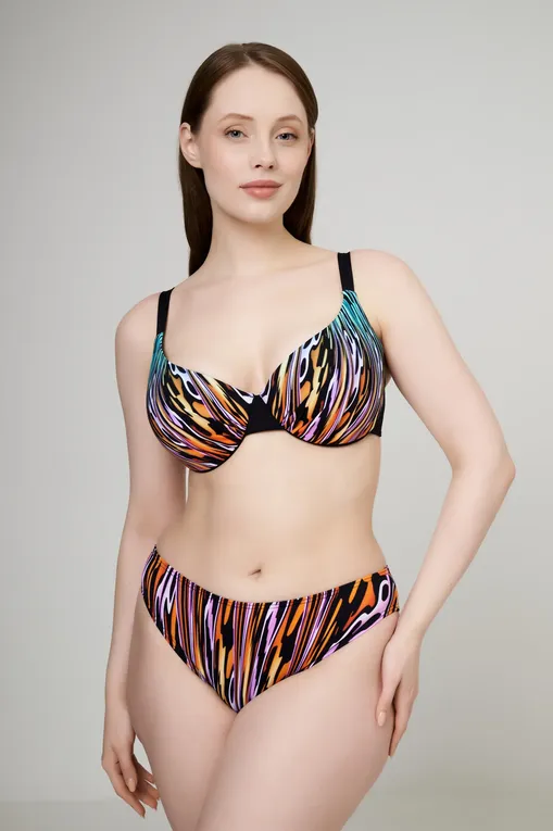 Купальники Naturana 77127 041 Black Multicolor