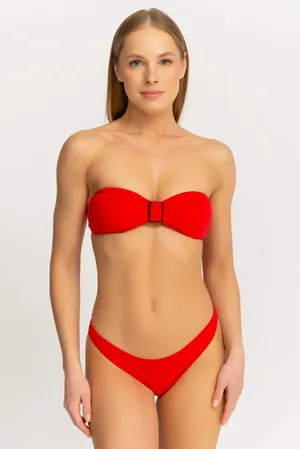 Melissa Odabash Calabria Bottom SS 24 Red