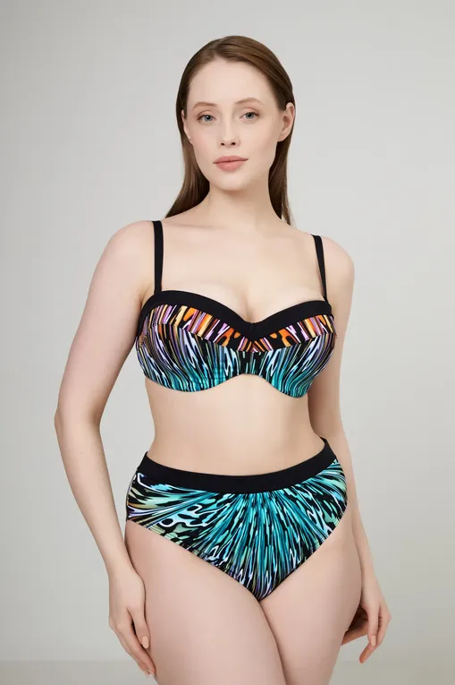 Купальники Naturana 78127 041 Black Multicolor