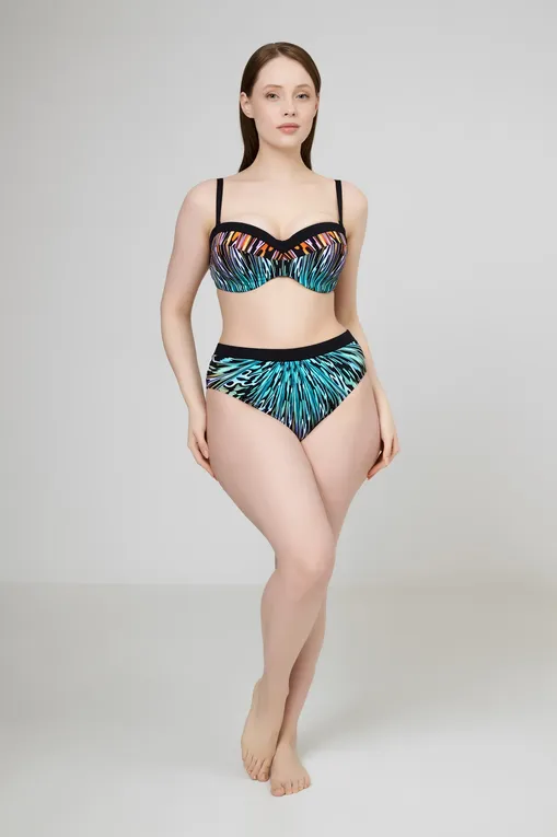 Купальники Naturana 78127 041 Black Multicolor