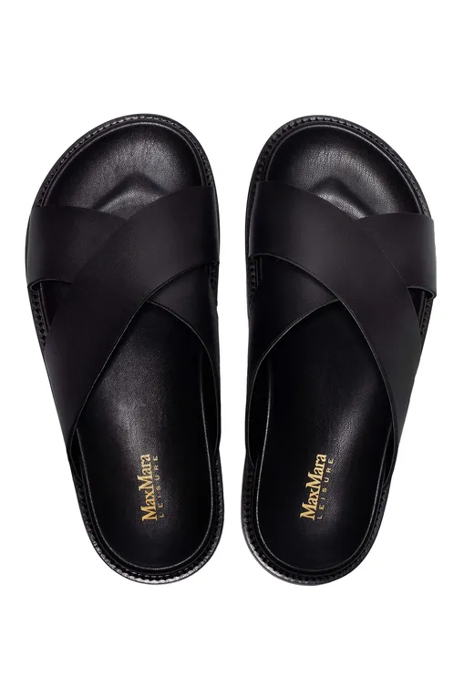 Пляжная обувь Max Mara Leisure VANITY 241652101 001 BLACK