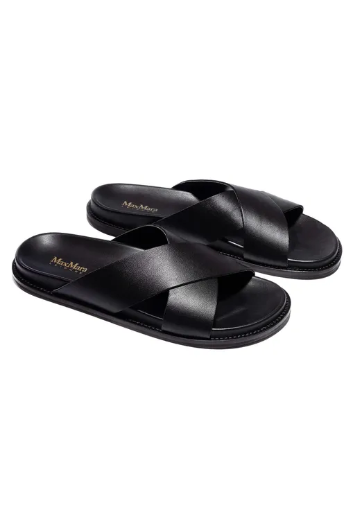 Пляжная обувь Max Mara Leisure VANITY 241652101 001 BLACK
