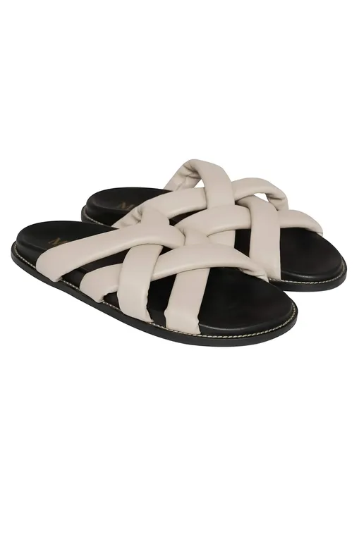 Пляжная обувь MM by MaxMara SARTA 2516521018 001 BEIGE