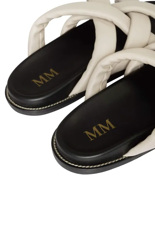 Пляжная обувь MM by MaxMara SARTA 2516521018 001 BEIGE