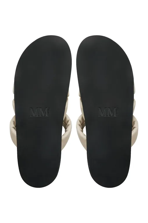 Пляжная обувь MM by MaxMara SARTA 2516521018 001 BEIGE