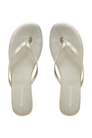 Melissa Odabash Sandals CR Gold