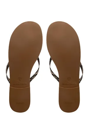 Melissa Odabash Sandals CR Snake
