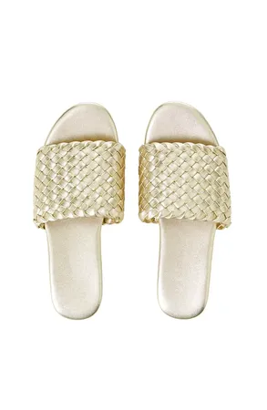Melissa Odabash Woven Slider CR Gold