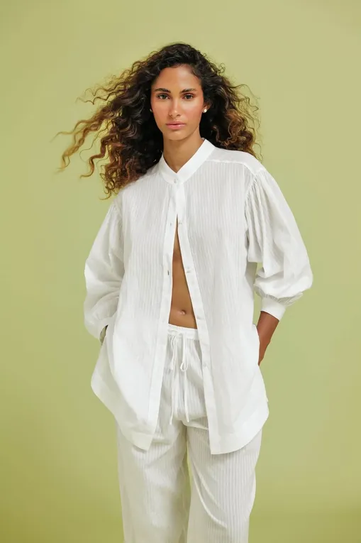 Блузки Antigel ELJ5136 BLANC